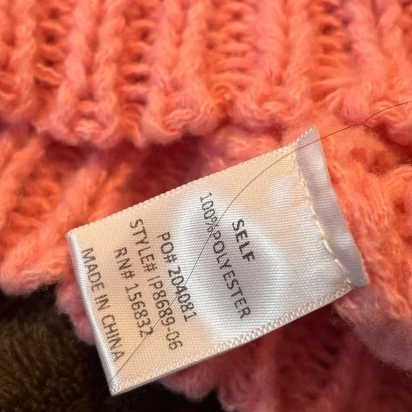 BiBi Floral Knit Sweater - Pink and Orange - Picture 5 of 5